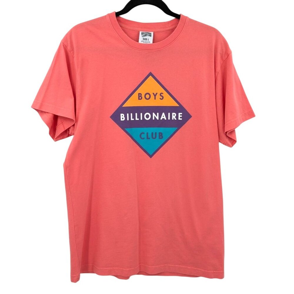 Billionaire Boys Club T-Shirt Men Size L Signal Georgia Peach Graphic Print City